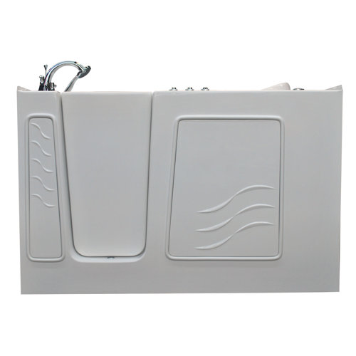 Therapeutic Tubs Tucson 60'' x 30'' Walkin Air Fiberglass Bathtub with